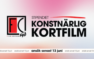 Utlysning: STIPENDIET - Konstnärlig kortfilm. Deadline: 13 juni